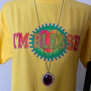 Deep Pink Ruby Like Necklace with complimentary earrings!